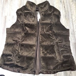 Eddie Bauer Dark Brown Quilted Vest